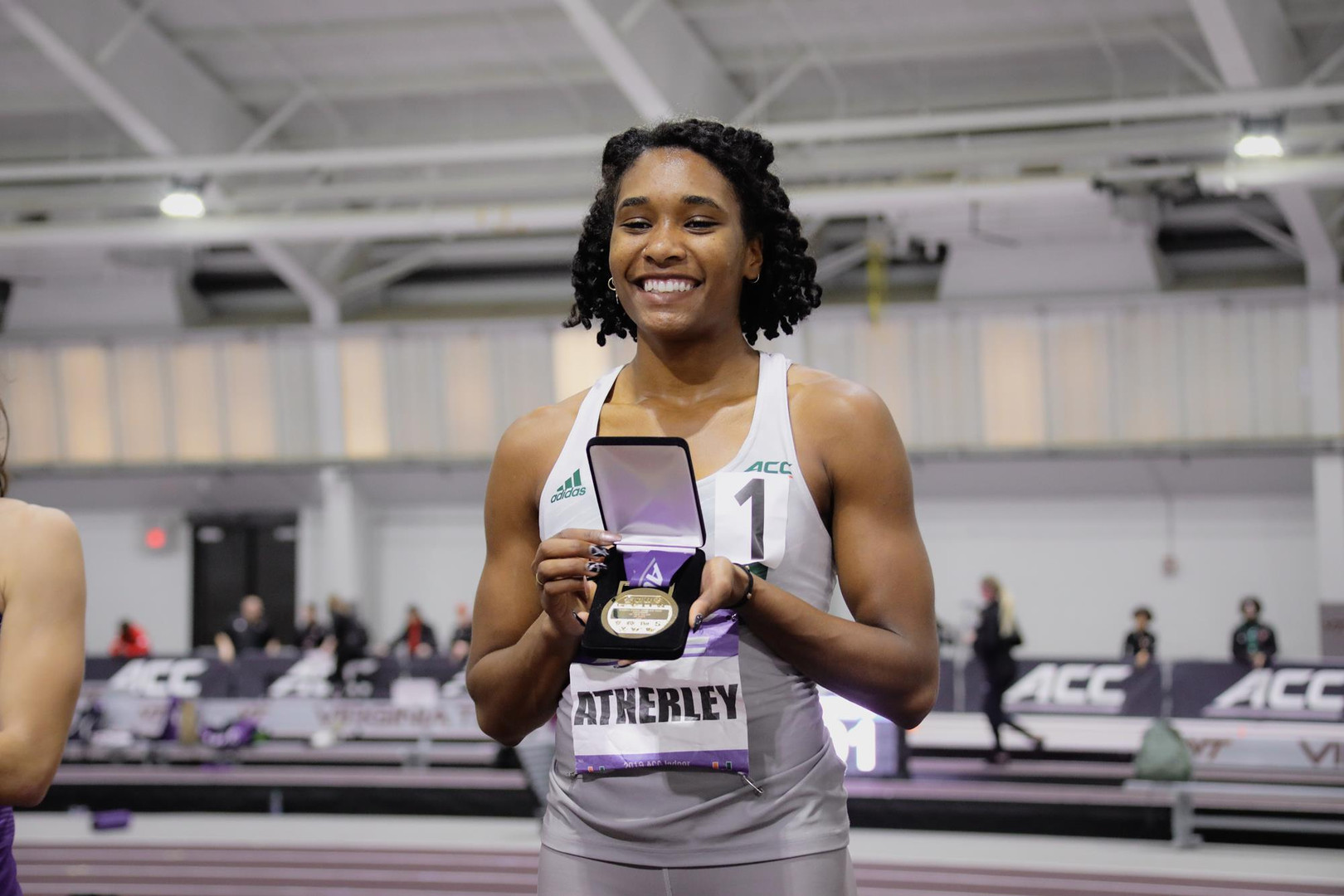 Atherley Wins ACC Pentathlon with NCAA-Leading Score