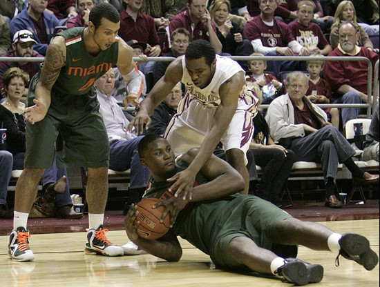 Miami vs. No. 15 Florida State - 2/11/12