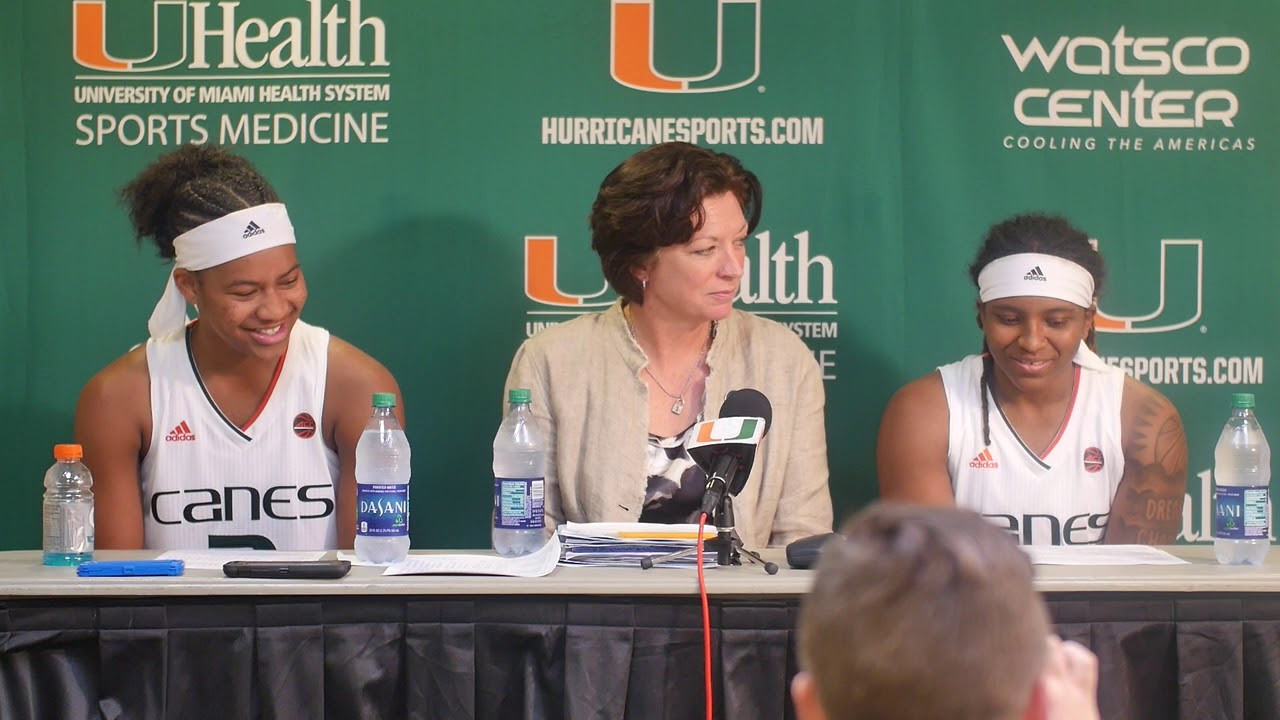 Katie Meier, Endia Banks and Mykea Gray | FIU Post Game Presser | 11.10.2017