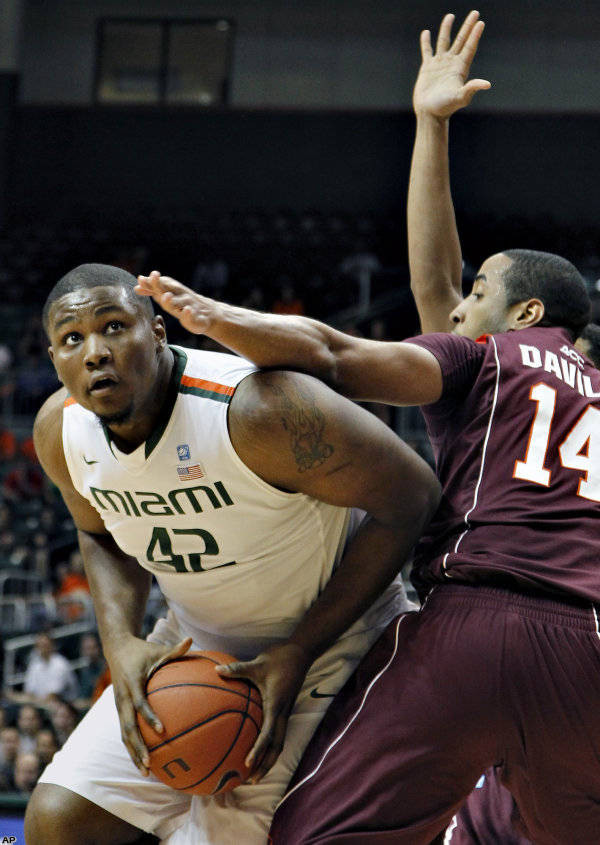 Canes Win Their Fifth Straight Game 65-49 Over the Hokies