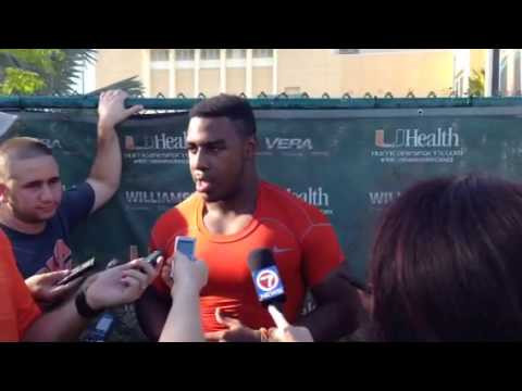 Walter Tucker - #CanesCamp Day 3 (Aug. 7)
