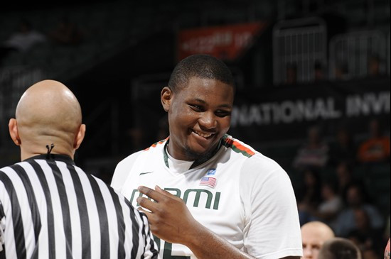 2012 Miami Hurricanes Men's Basketball vs Valparaiso