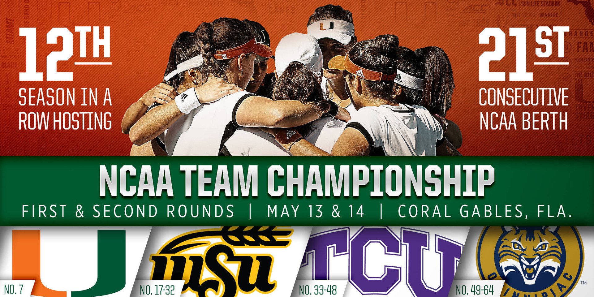 W. Tennis No. 7 Overall Seed in NCAA Championship