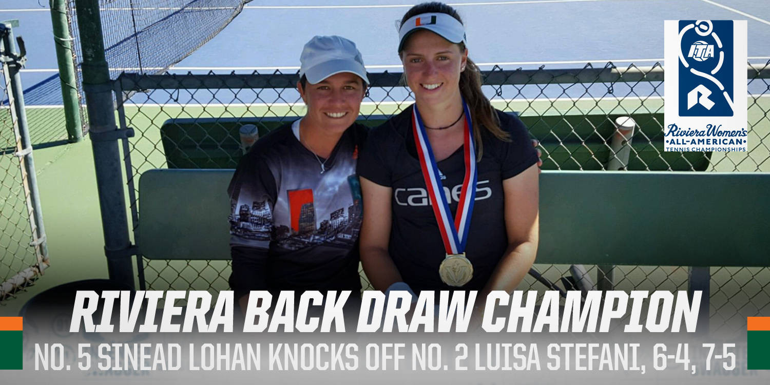Lohan Tops No. 2 Stefani to Win Riviera Back Draw