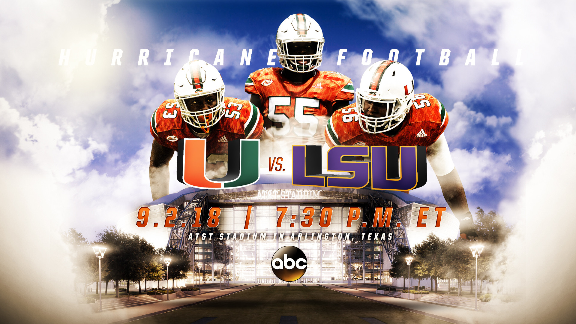 Kickoff Time Set for LSU vs Miami
