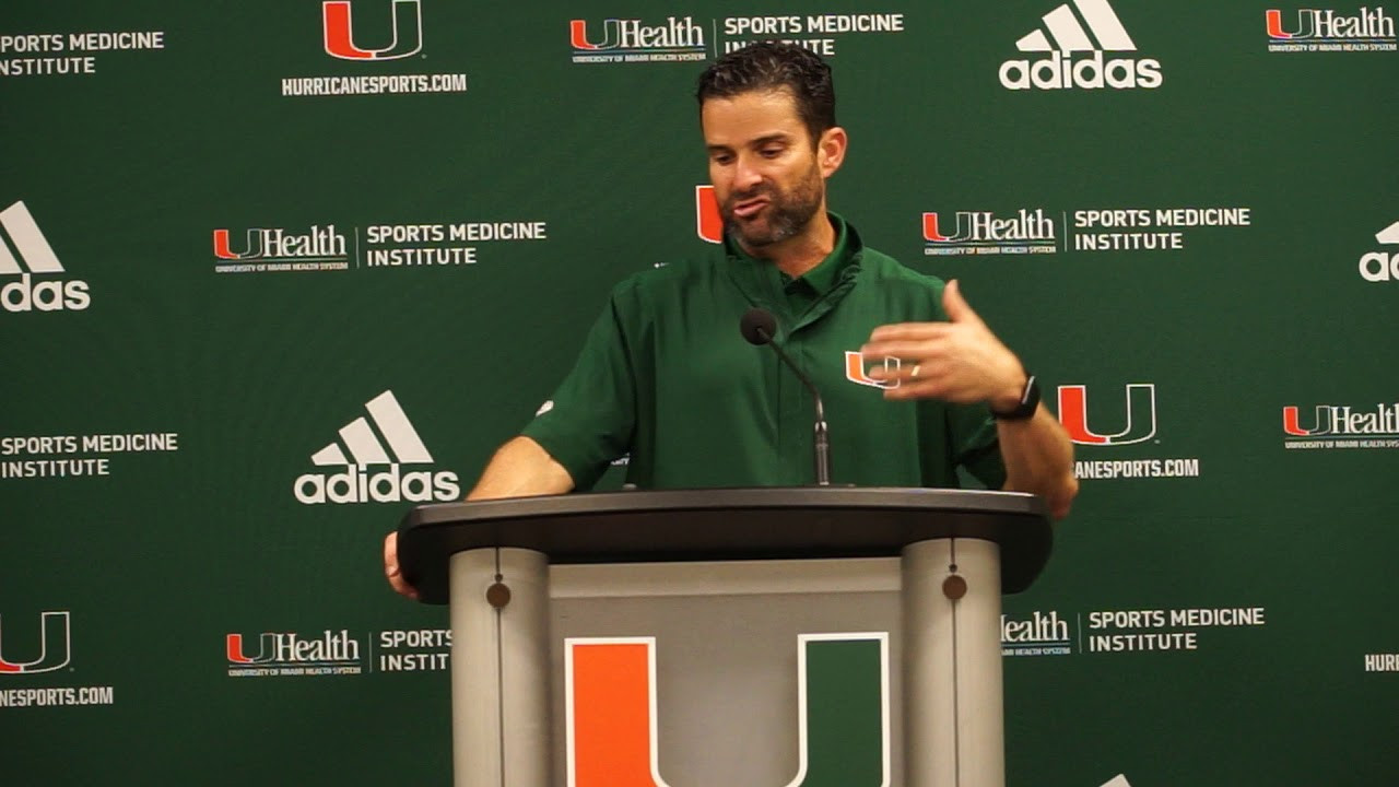 Manny Diaz Postgame Presser | Miami vs. Louisville | 11.9.19