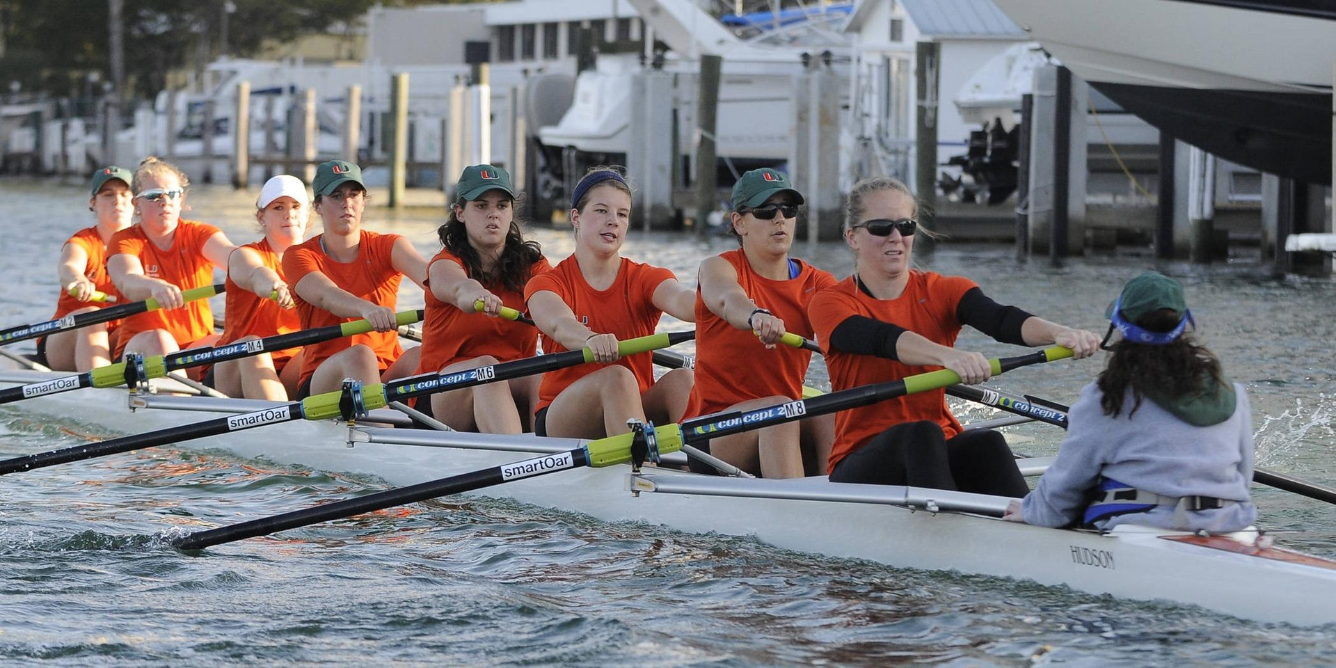 Miami Rowing Sweeps UConn