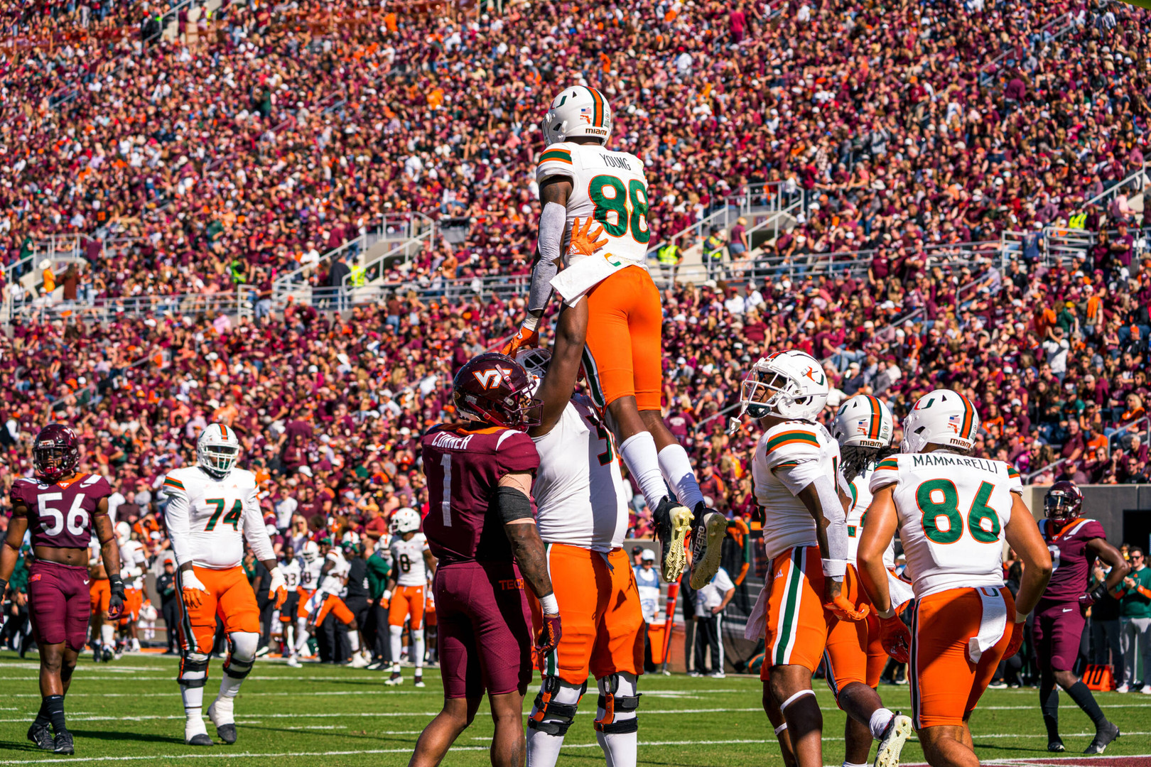 Young Shines in Win over Hokies