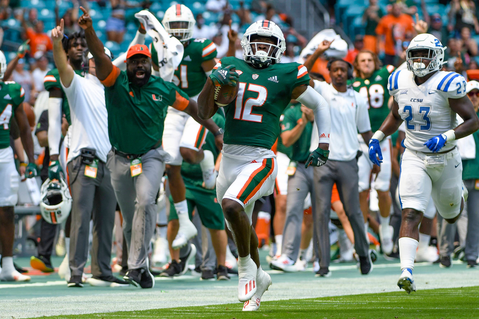 Miami Bulldozes Blue Devils, 69-0