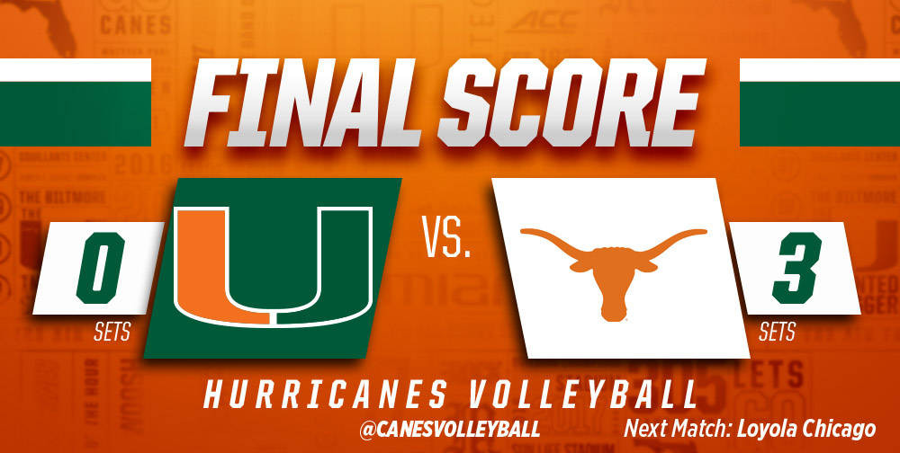 @CanesVB Falls to No. 3 Texas