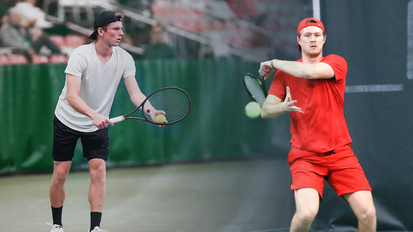 Burdet and Melnic Join M. Tennis Program