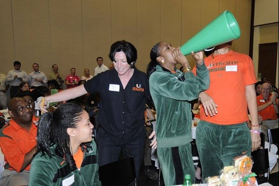 2011 Miami Hurricanes Women's Basketball Selection Show Event
