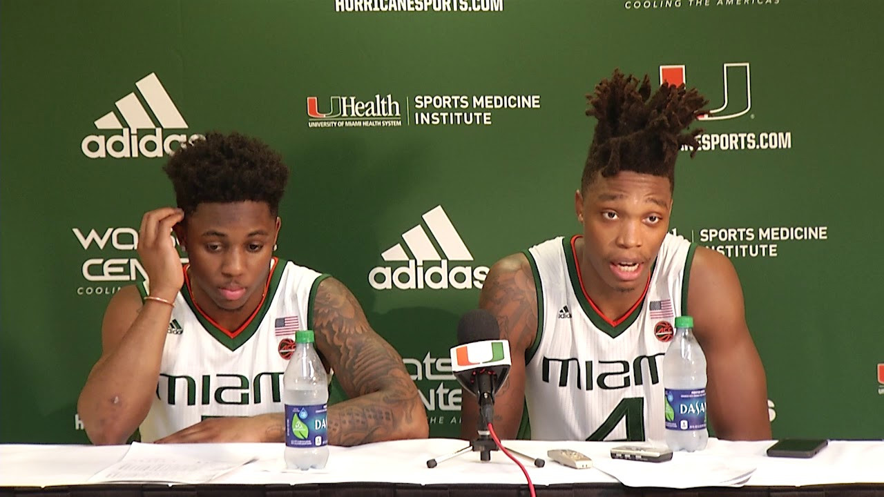 Lonnie Walker IV and Chris Lykes | Post Game Press Conference vs. BC | 2.24.18