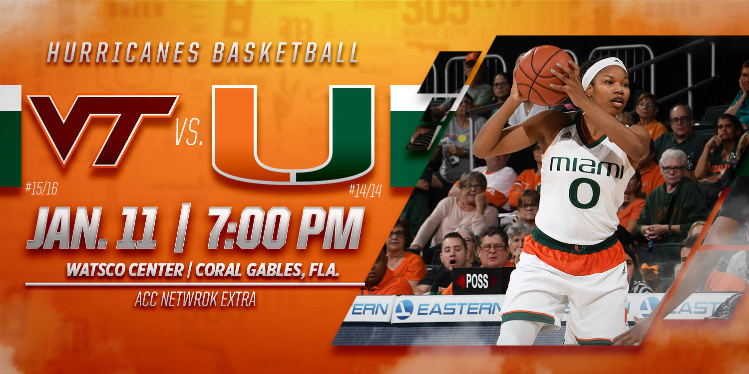 @CanesWBB Faces Undefeated No. 15/16 Virginia Tech
