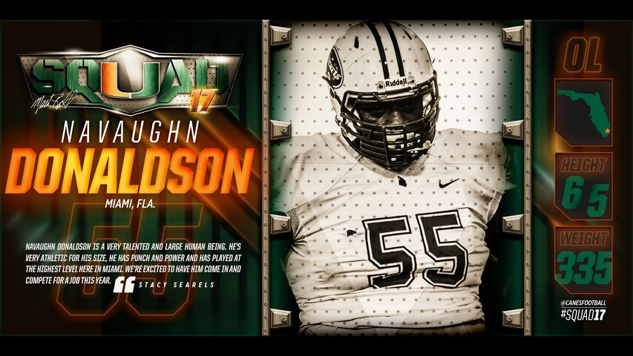 Early Enrollees | Canes Football | Bryant McKinnie on Navaughn Donaldson