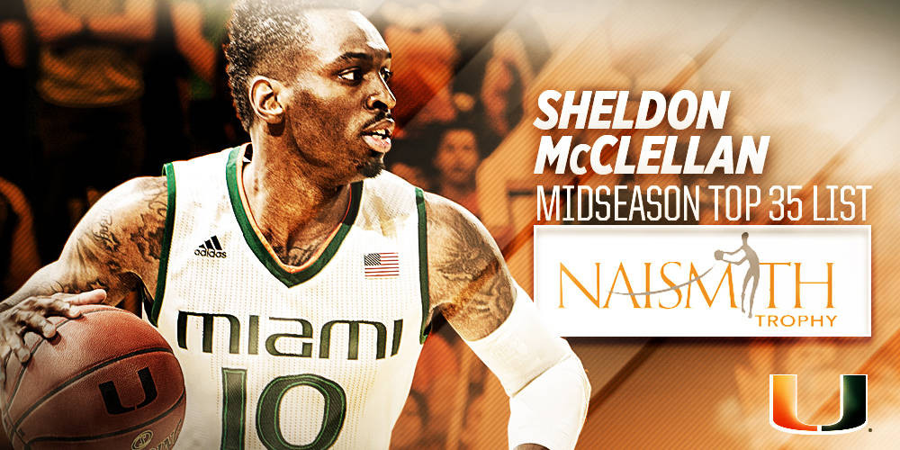 McClellan on Naismith Player of the Year List