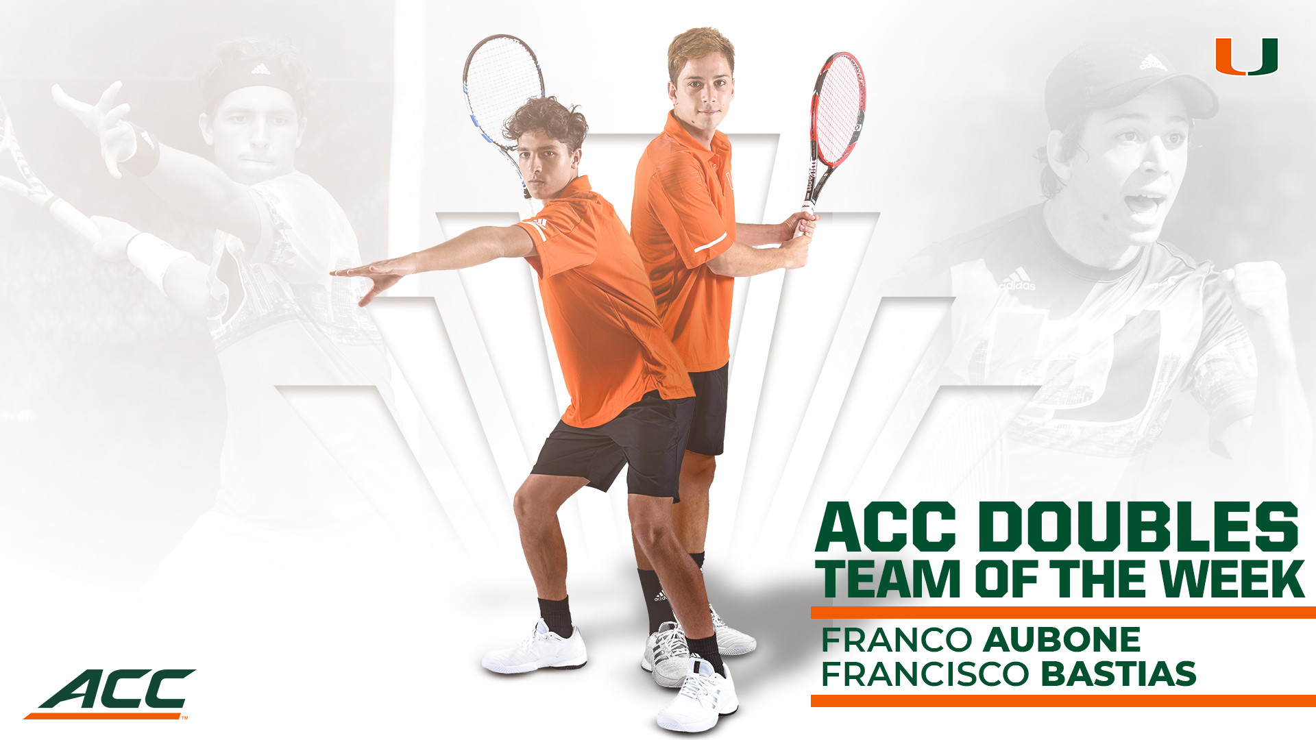 Aubone and Bastias Named ACC Doubles Team of the Week