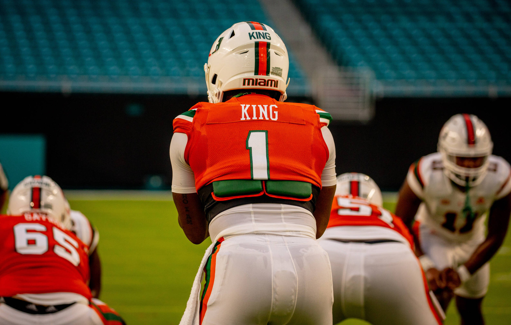 Canes Get to Work at Hard Rock