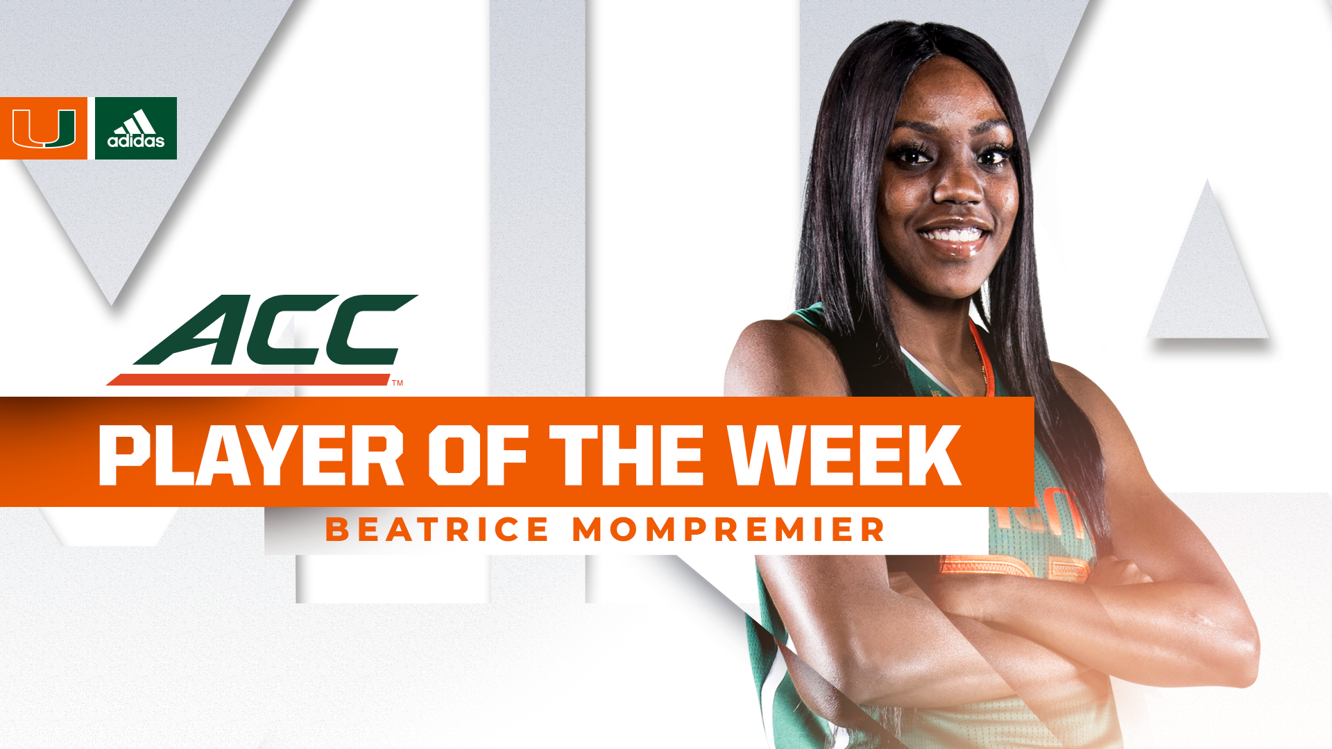 Mompremier Named ACC Player of the Week