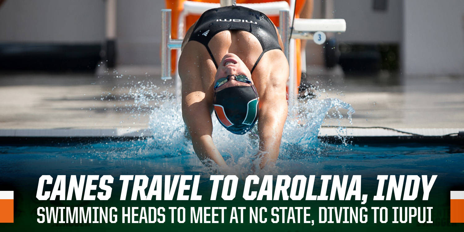 @CanesSwimDive Split for Weekend in NC, Indianapolis