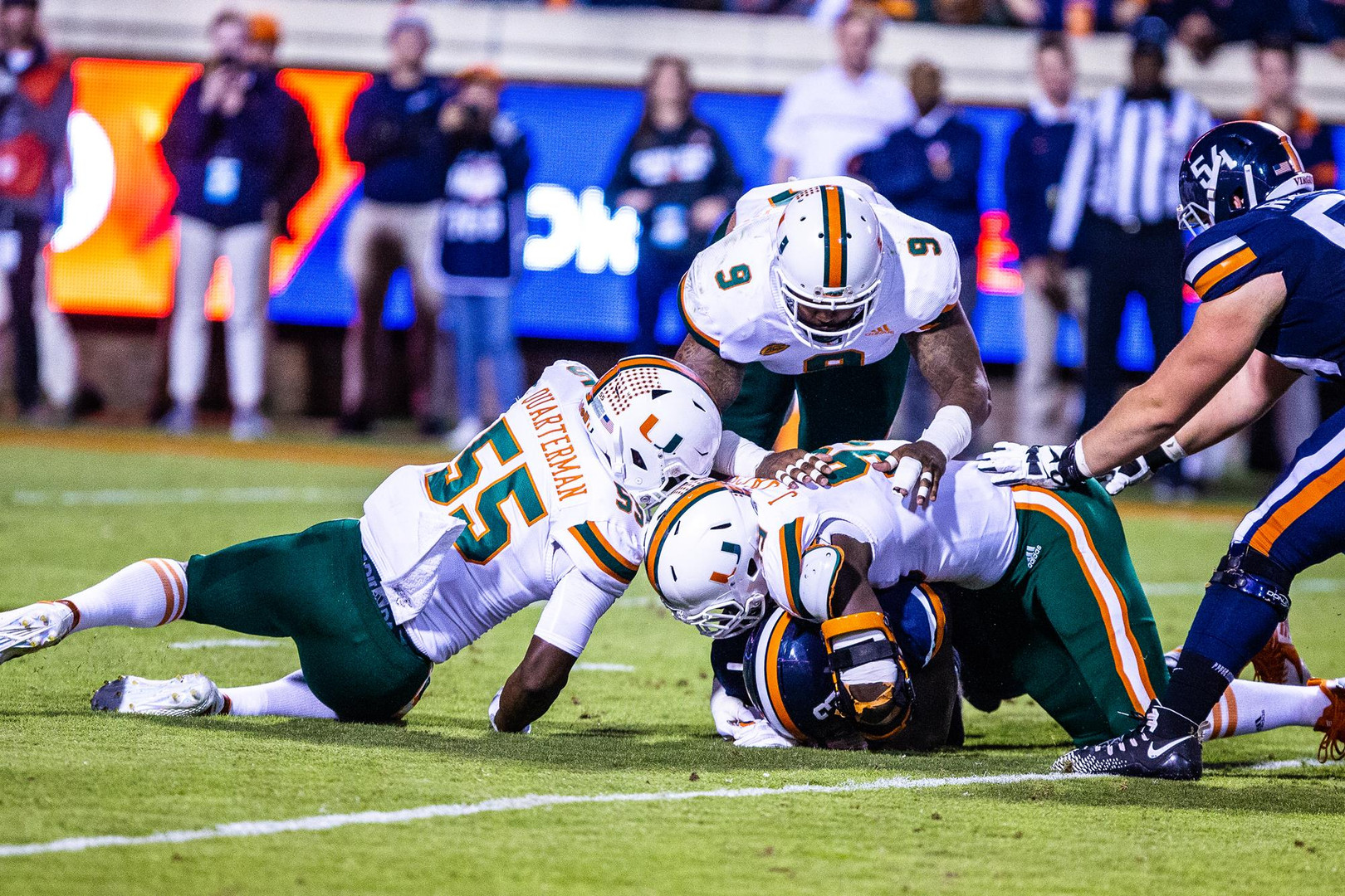 No. 16 Miami Falls at Virginia, 16-13