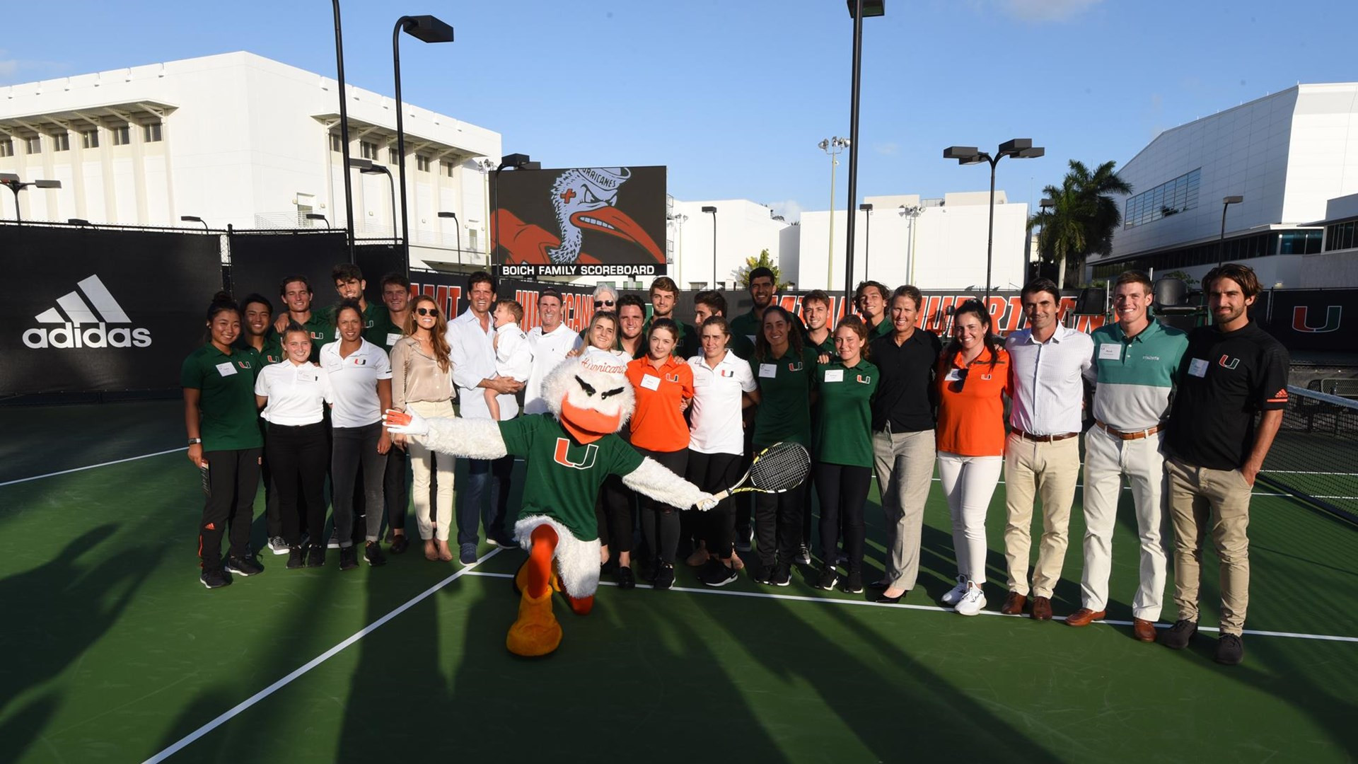 UM Athletics Officially Dedicates Boich Family Scoreboard