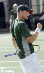 Miami's Rosenfeld and Simon Advance in Doubles Competition