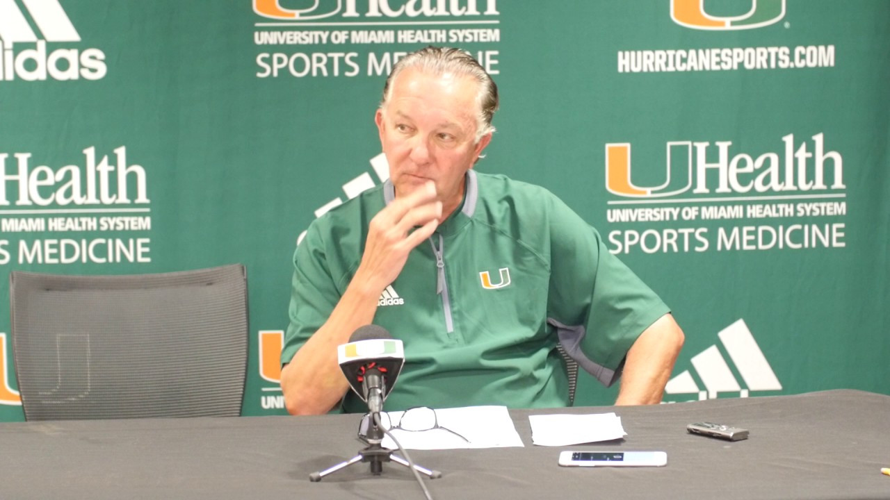Miami vs. Georgia Tech | Post-Game Presser | Jim Morris