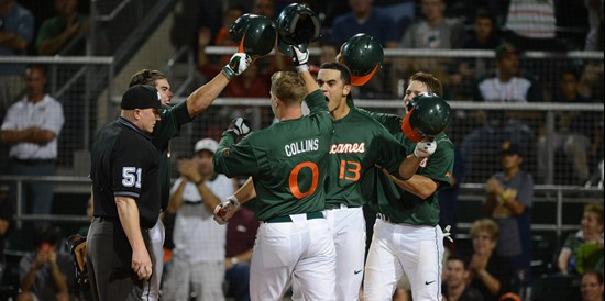Miami vs. Florida (Feb. 22, 2014) - Game Two. Photo by JC Ridley.