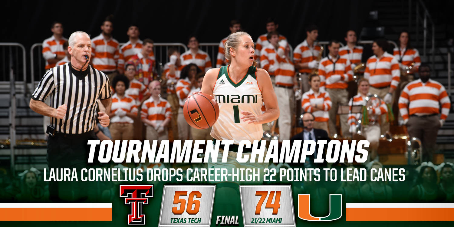 @CanesWBB Downs TTU to Win Thanksgiving Tournament