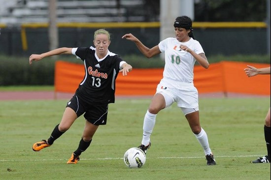 2011 Miami Hurricanes Women's Soccer vs Florida (08/19/11)