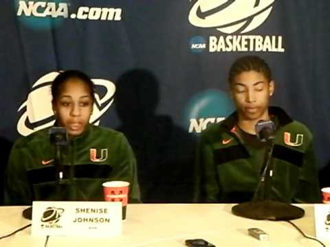 Shenise Johnson and Morgan Stroman Practice Day 2 Presser