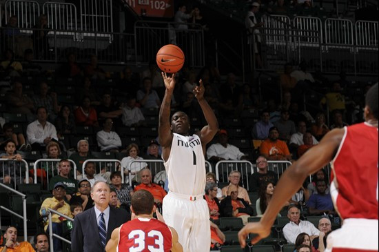 2012 Miami Hurricanes Men's Basketball vs Florida Southern