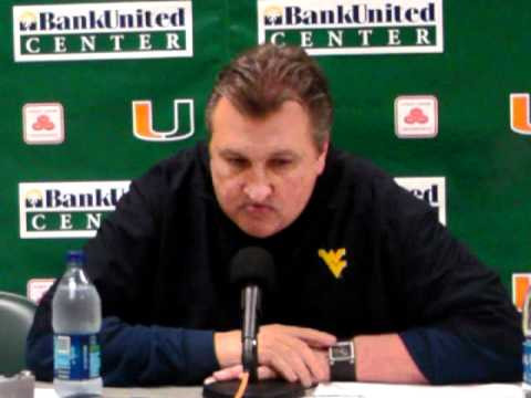 12/4/10 - West Virginia Head Coach Bob Huggins