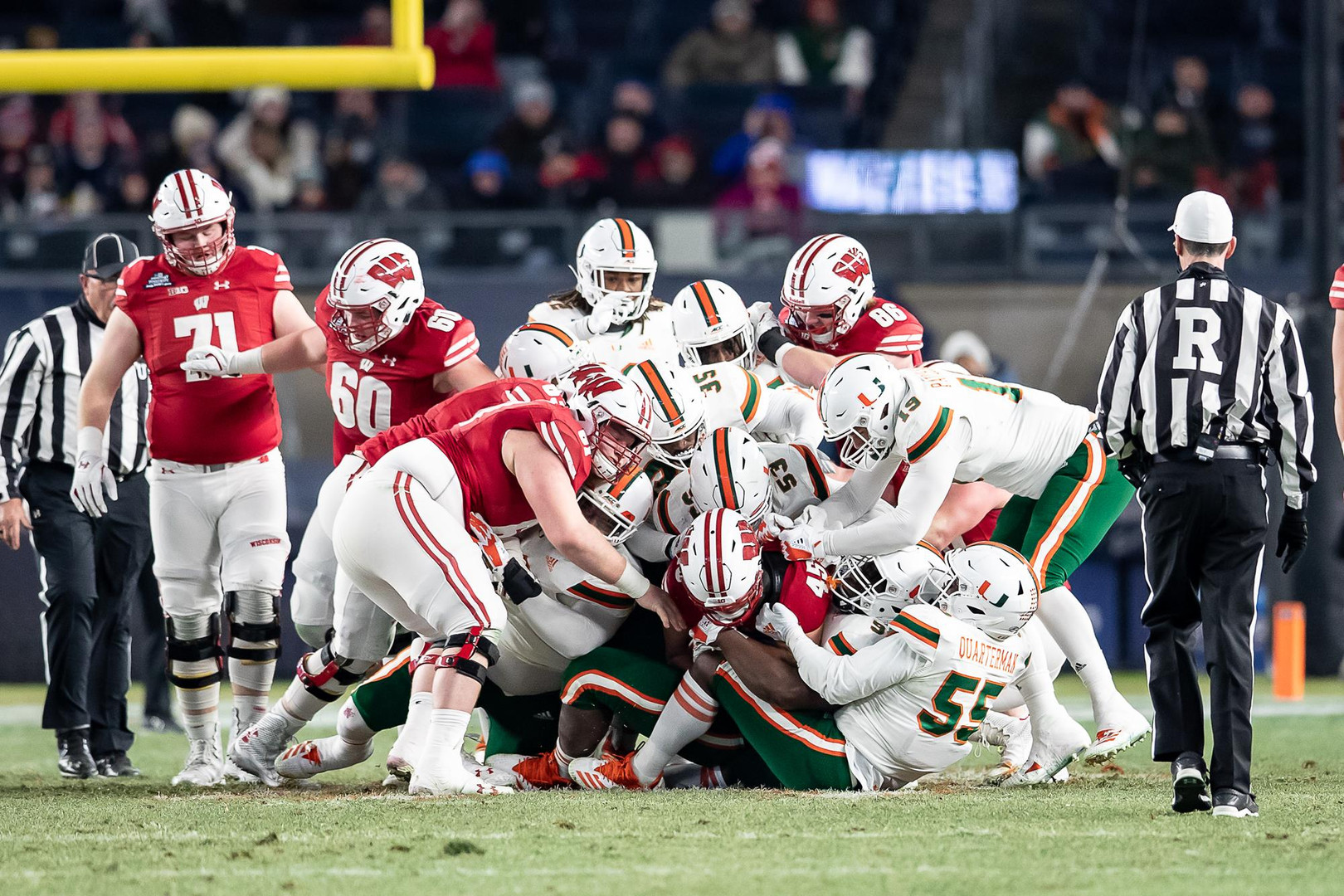 Miami Falls to Wisconsin, 35-3