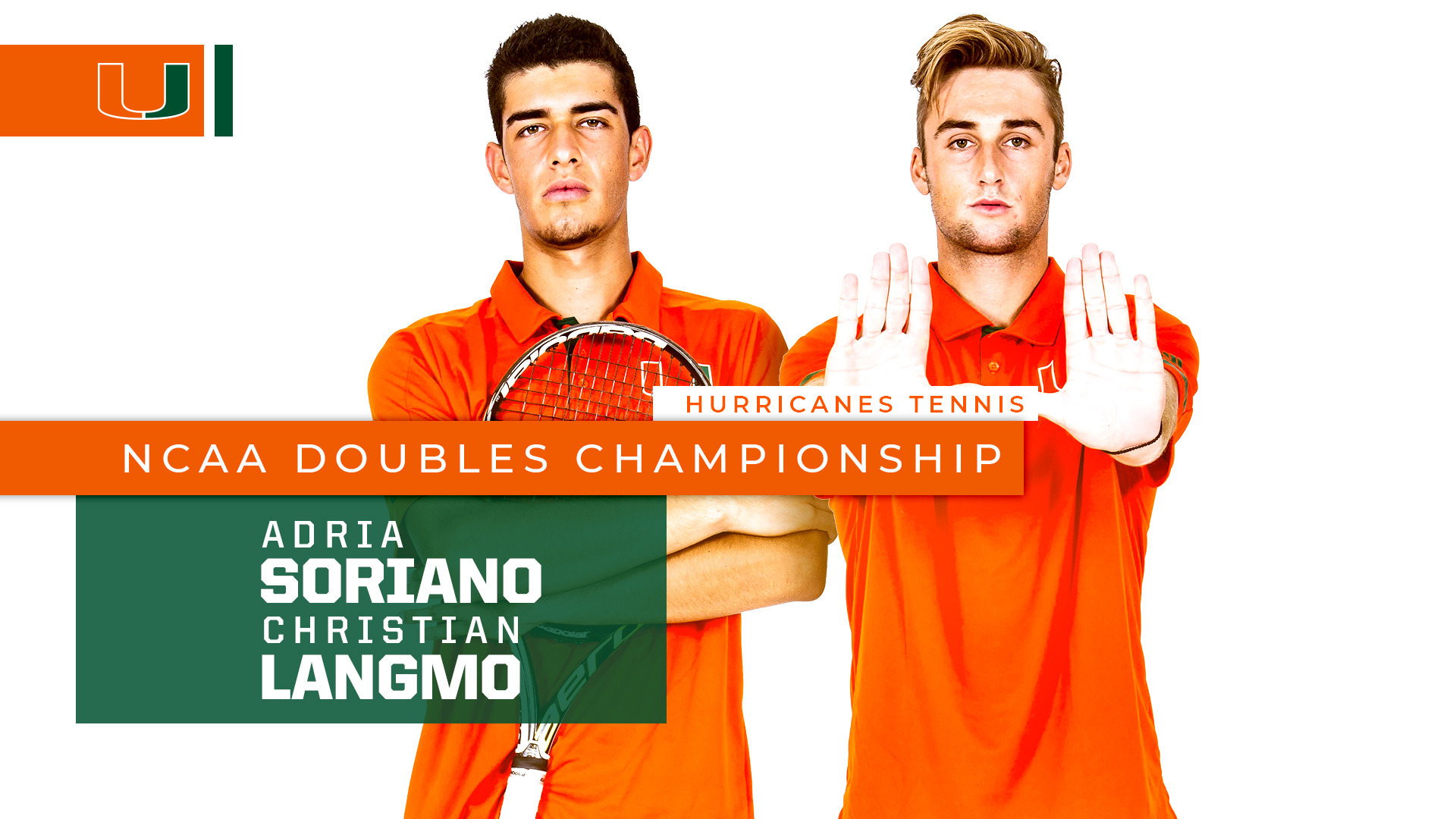 Langmo and Soriano Earn an NCAA Doubles Championship Bid