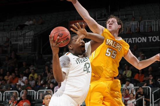 2012 Miami Hurricanes Men's Basketball vs Valparaiso