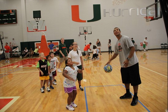 Jim Larranaga &acirc;?oeBack to School&acirc;?? Basketball Clinic