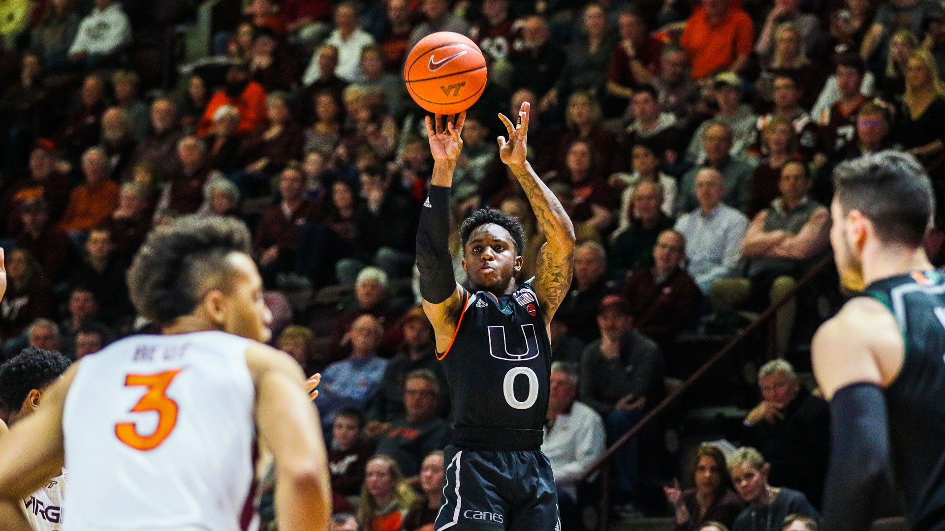 MBB Loses at No. 15 Virginia Tech, 84-70