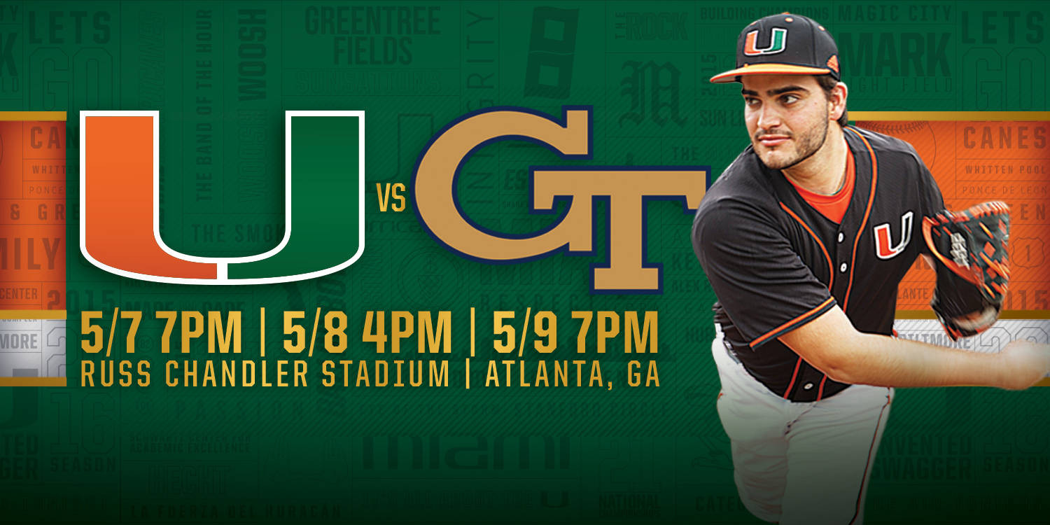 Baseball Travels to Atlanta for Series With GT