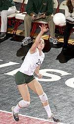 Miami Volleyball Falls to No. 20 Santa Clara, 3-2