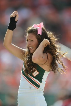 The University of Miami plays against their ACC rival Florida State Seminoles in a game at Sun Life Stadium on October 20, 2012.  Photo by Steven...