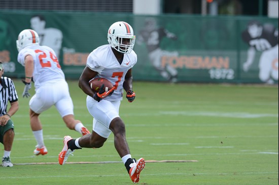 Freshman RB Gus Edwards