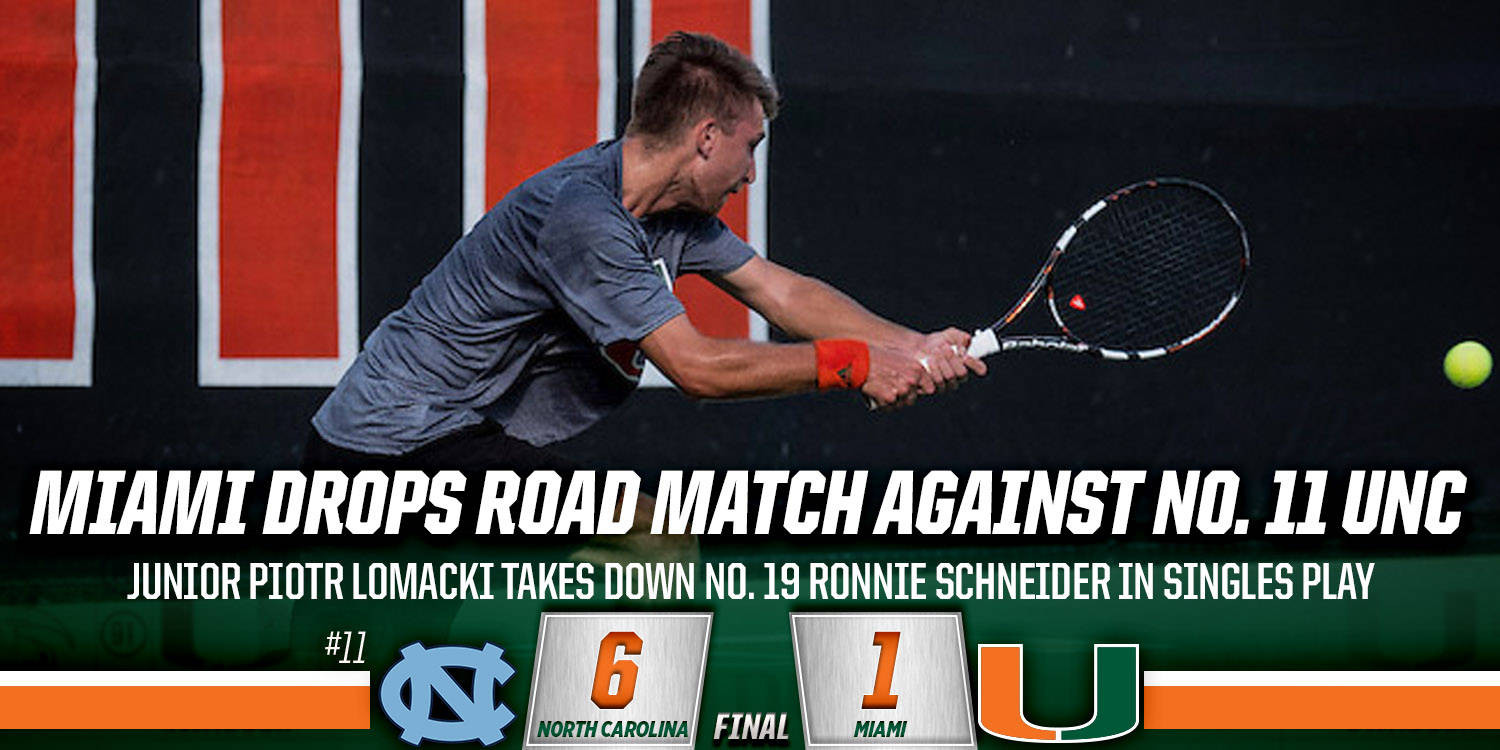 @CanesMensTennis Falls to No. 11 UNC