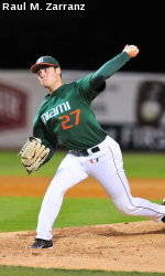 Hernandez Strikes Out 13 as No. 7 Miami Rolls Past Barry