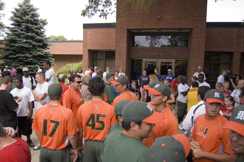 2008 Miami Hurricanes Baseball Team at the College World Series