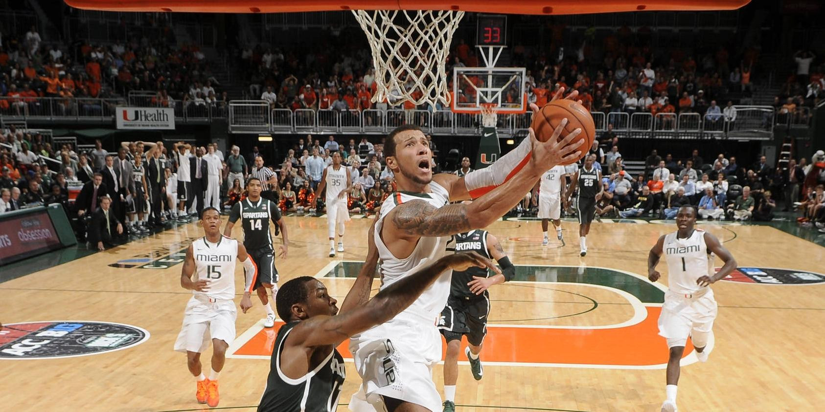 Canes Fall to Indiana State, 57-55, in OT