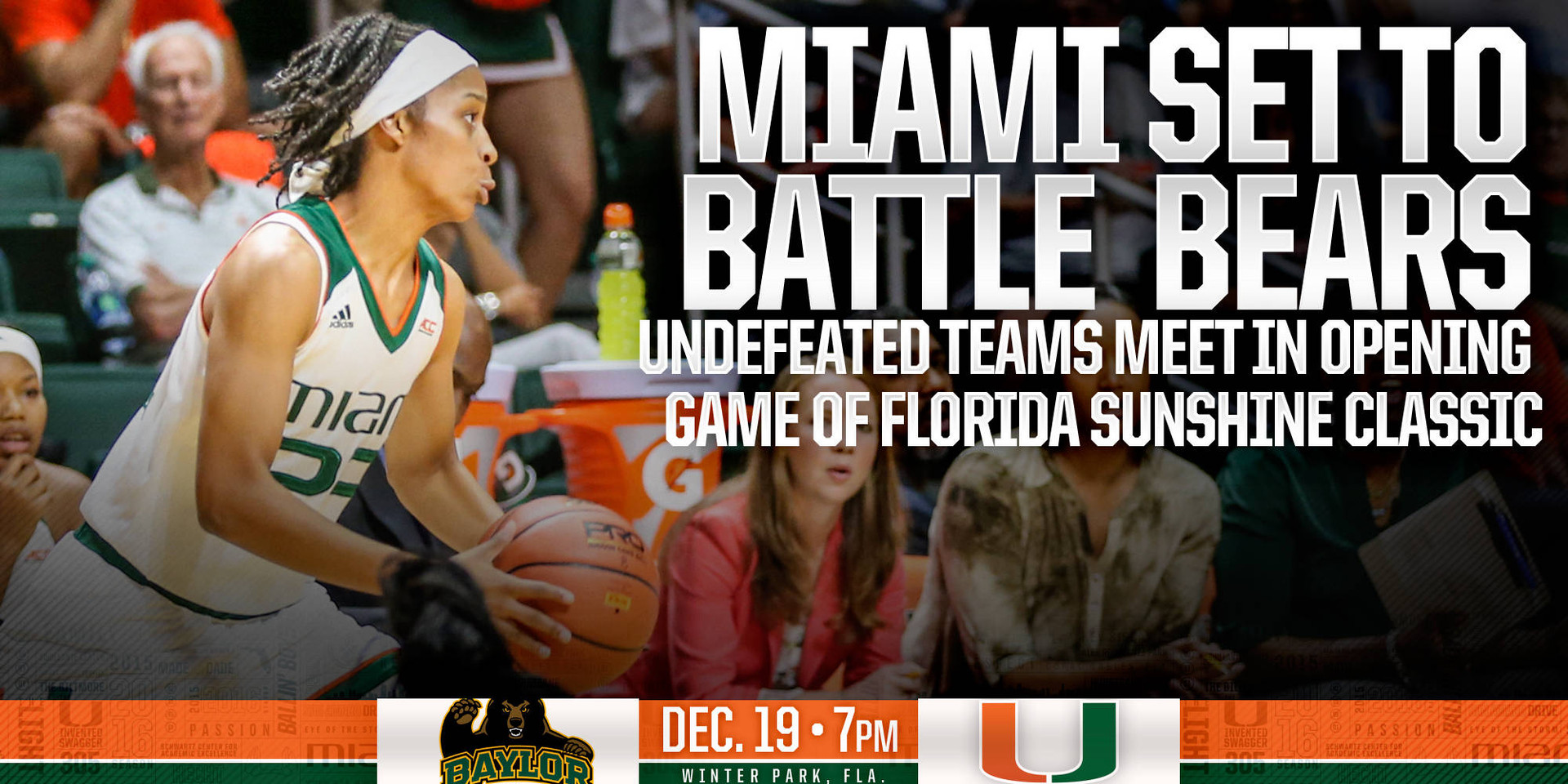 @CanesWBB Set to Battle Lady Bears