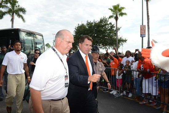 Head Coach Al Golden and The University of Miami Hurricanes defeated the Florida Atlantic Owls at Sun Life Stadium by a final score of 34-6 on August...