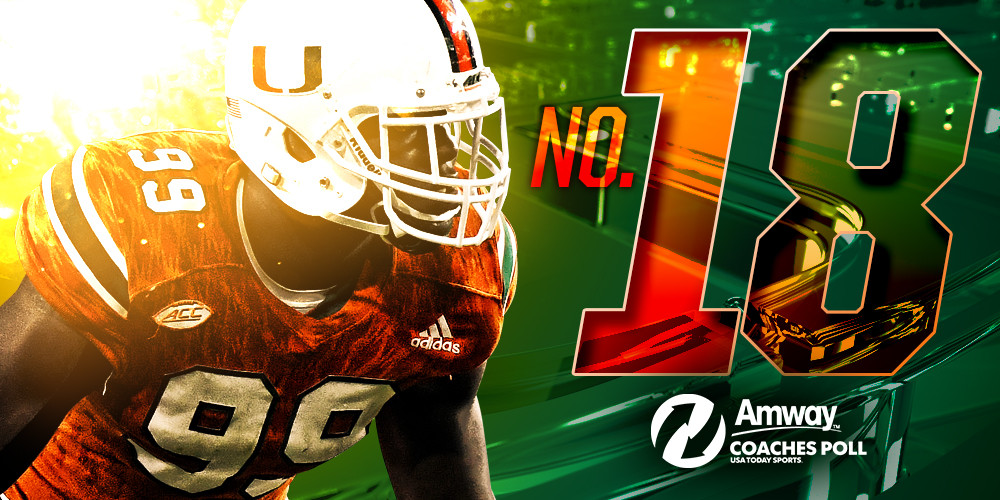 Canes No. 18 in Preseason Coaches Poll